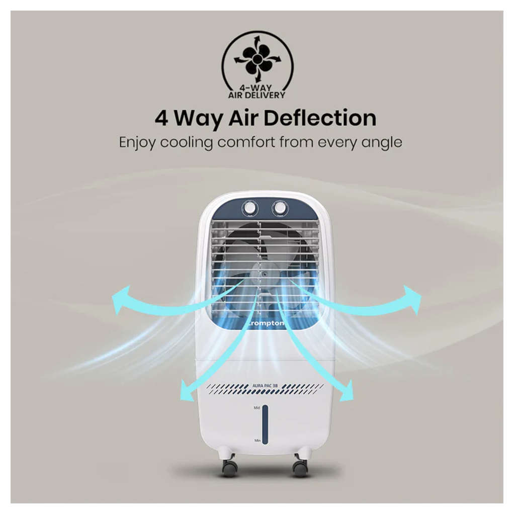 Crompton Aura Personal Air Cooler 38 Litre