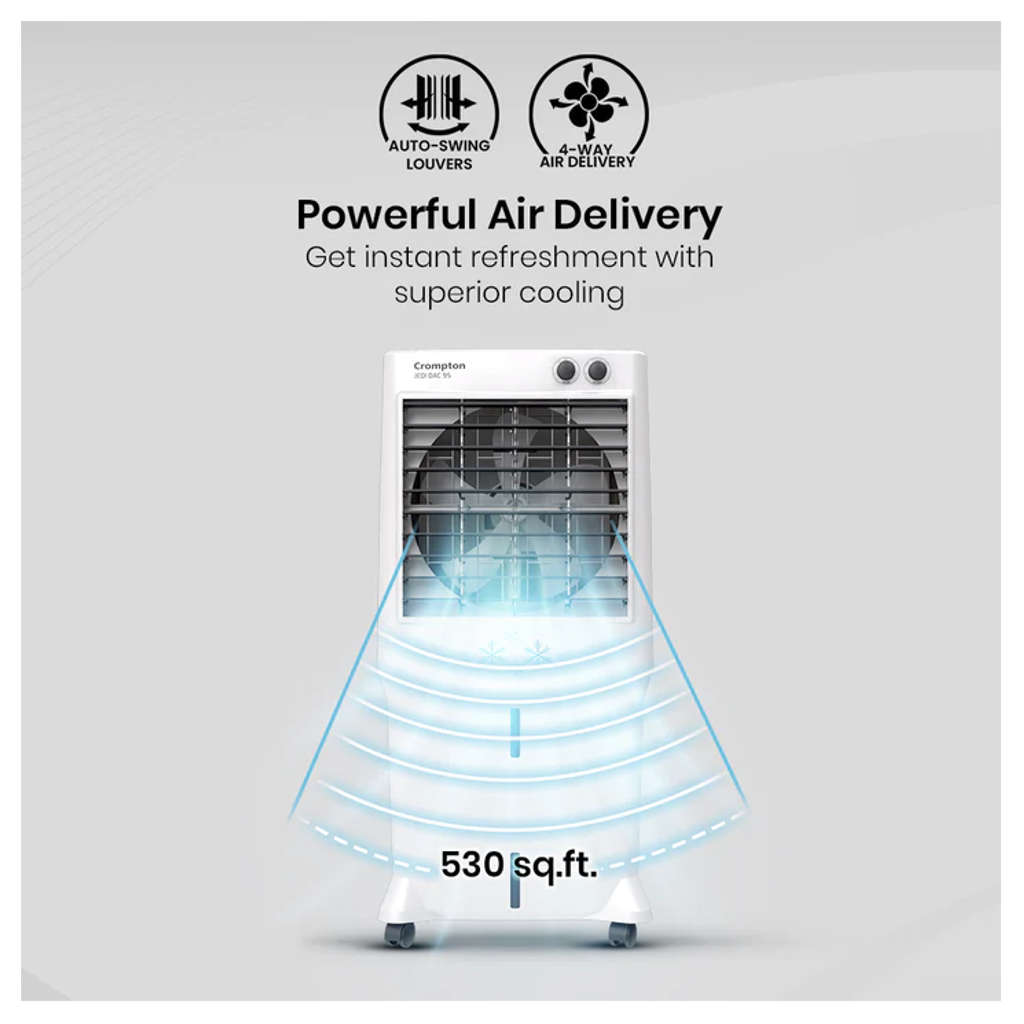 Crompton Jedi DAC Desert Air Cooler 95 Litre