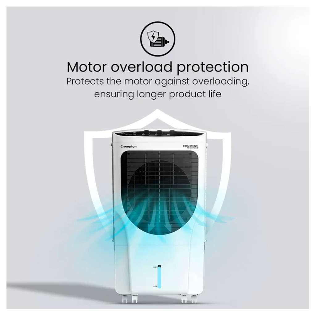 Crompton Cool Breeze Neo DAC Desert Air Cooler 53 Litre