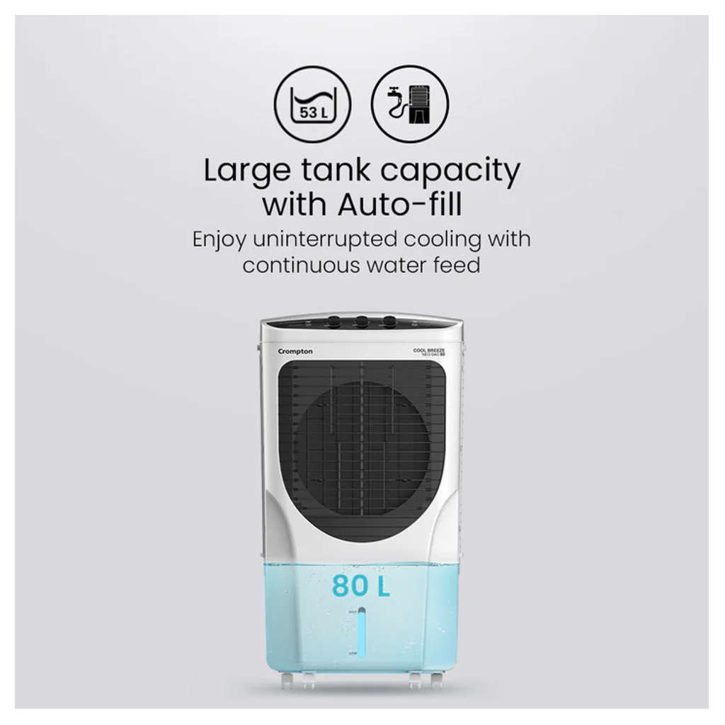 Crompton Cool Breeze Neo DAC Desert Air Cooler 80 Litre