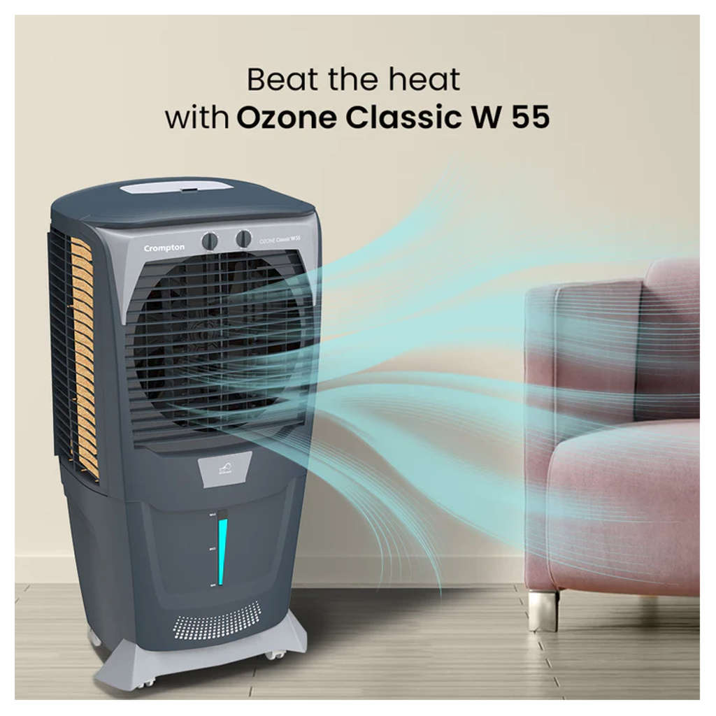Crompton Ozone Classic W Desert Air Cooler 55 Litre