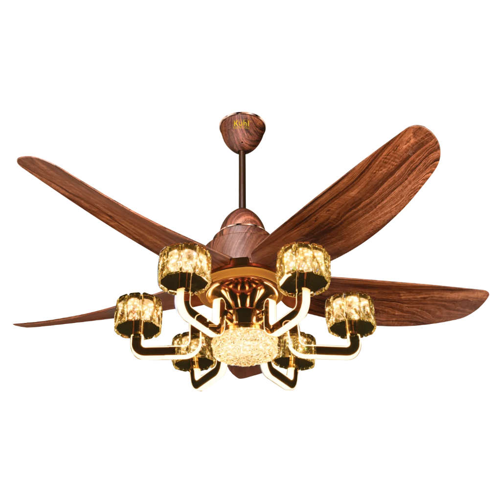 Kuhl Centurai 5 BLDC Ceiling Fan With Remote 1320 mm Teak Wood
