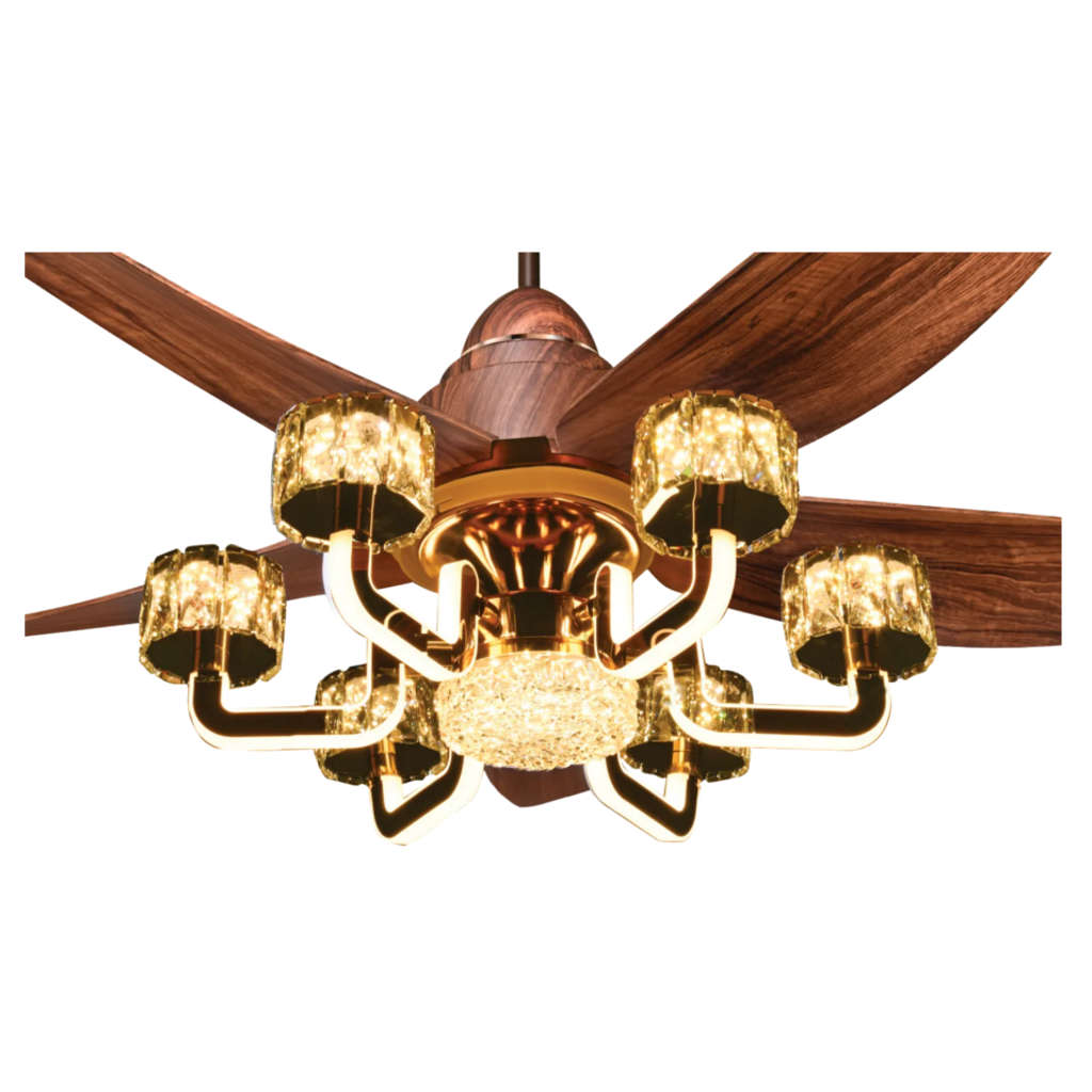 Kuhl Centurai 5 BLDC Ceiling Fan With Remote 1320 mm Teak Wood