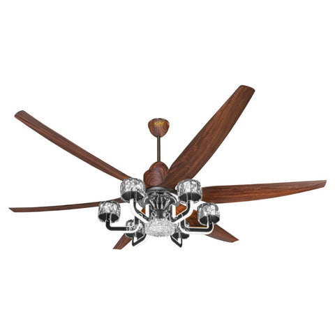 Kuhl Centurai 6 BLDC Ceiling Fan With Remote 1670 mm Teak Wood 