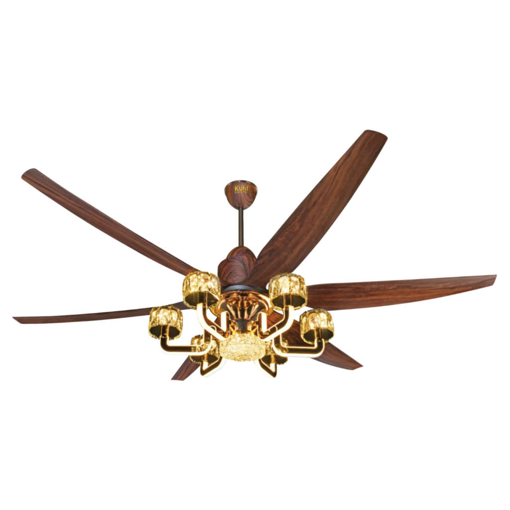 Kuhl Centurai 6 BLDC Ceiling Fan With Remote 1670 mm Teak Wood