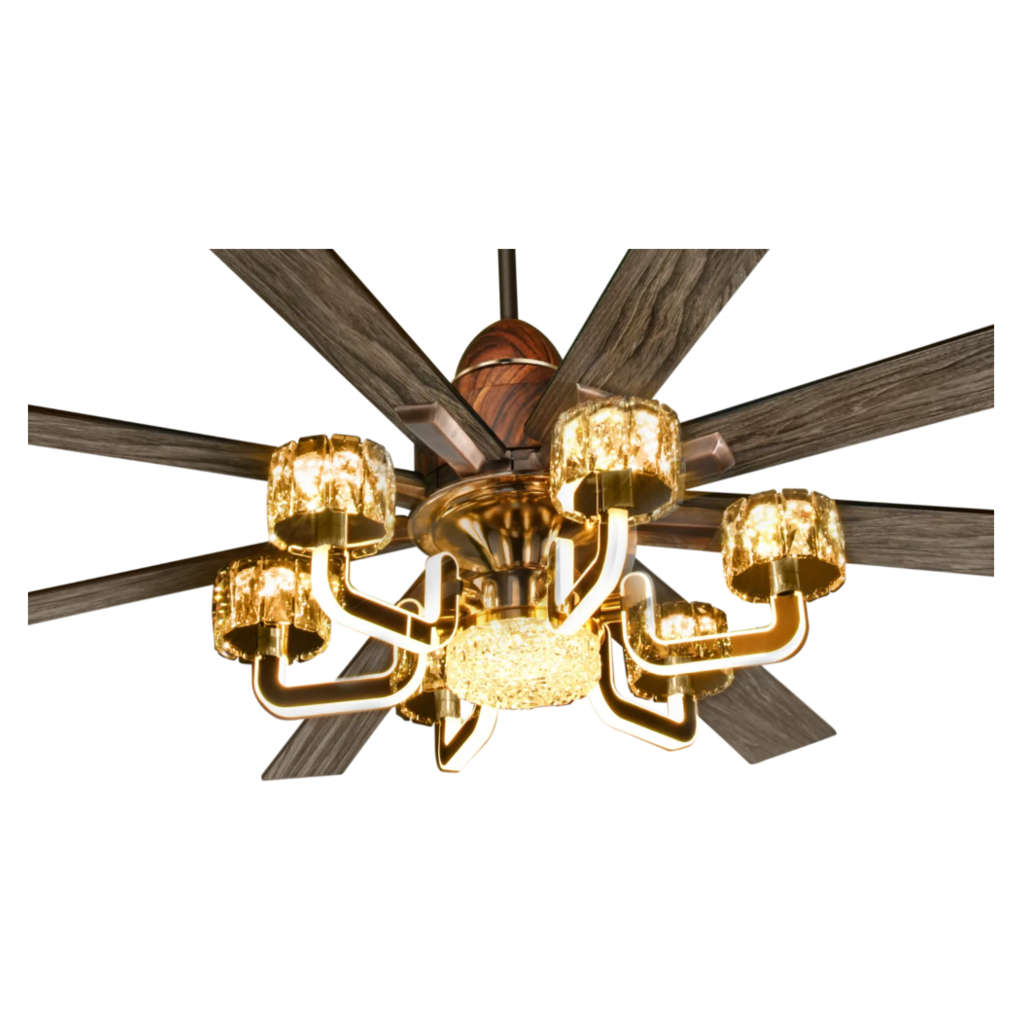 Kuhl Centurai 8 BLDC Ceiling Fan With Remote 1800 mm Teak Wood