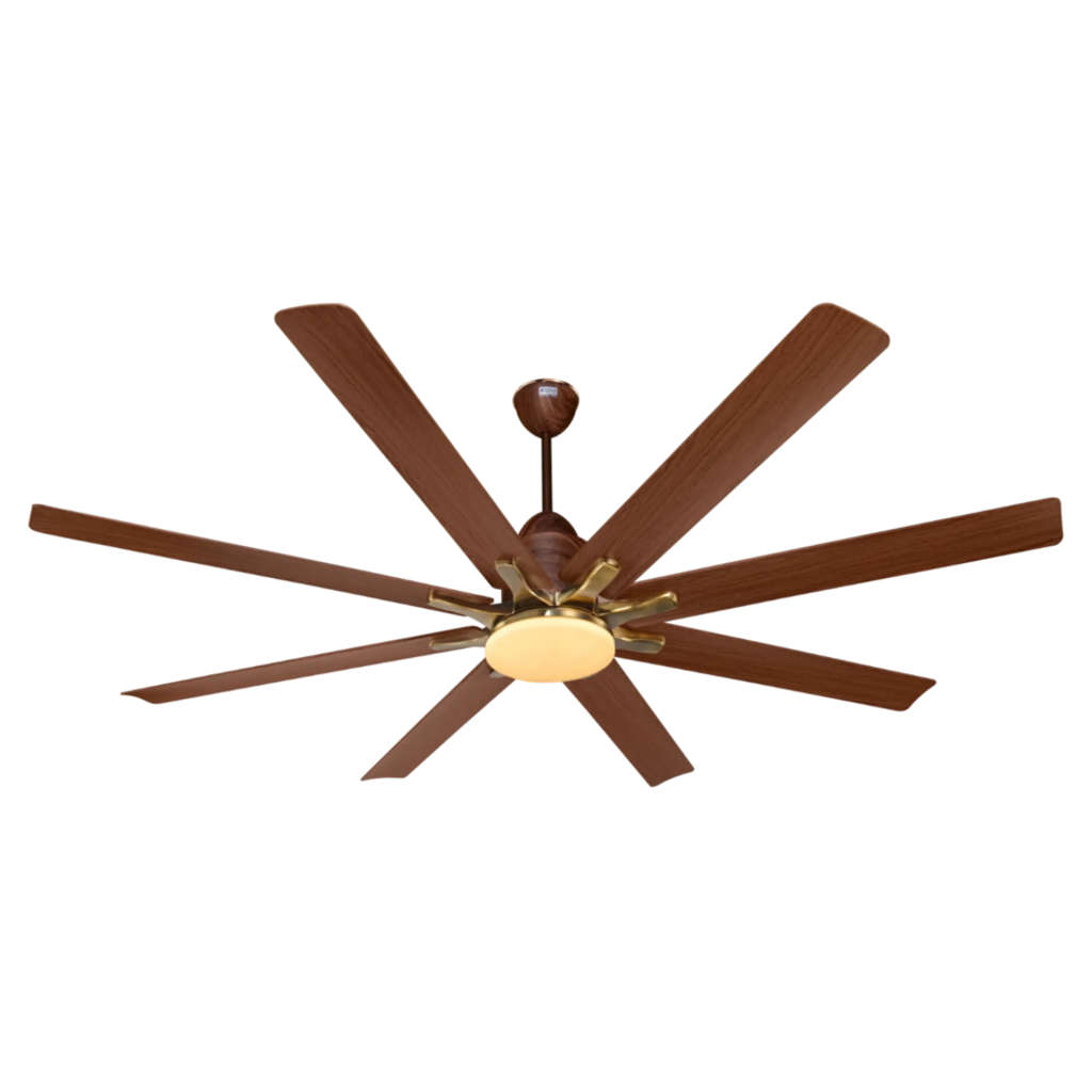 Kuhl Polariz Star 66 BLDC Ceiling Fan With Remote 1650 mm Teak Wood