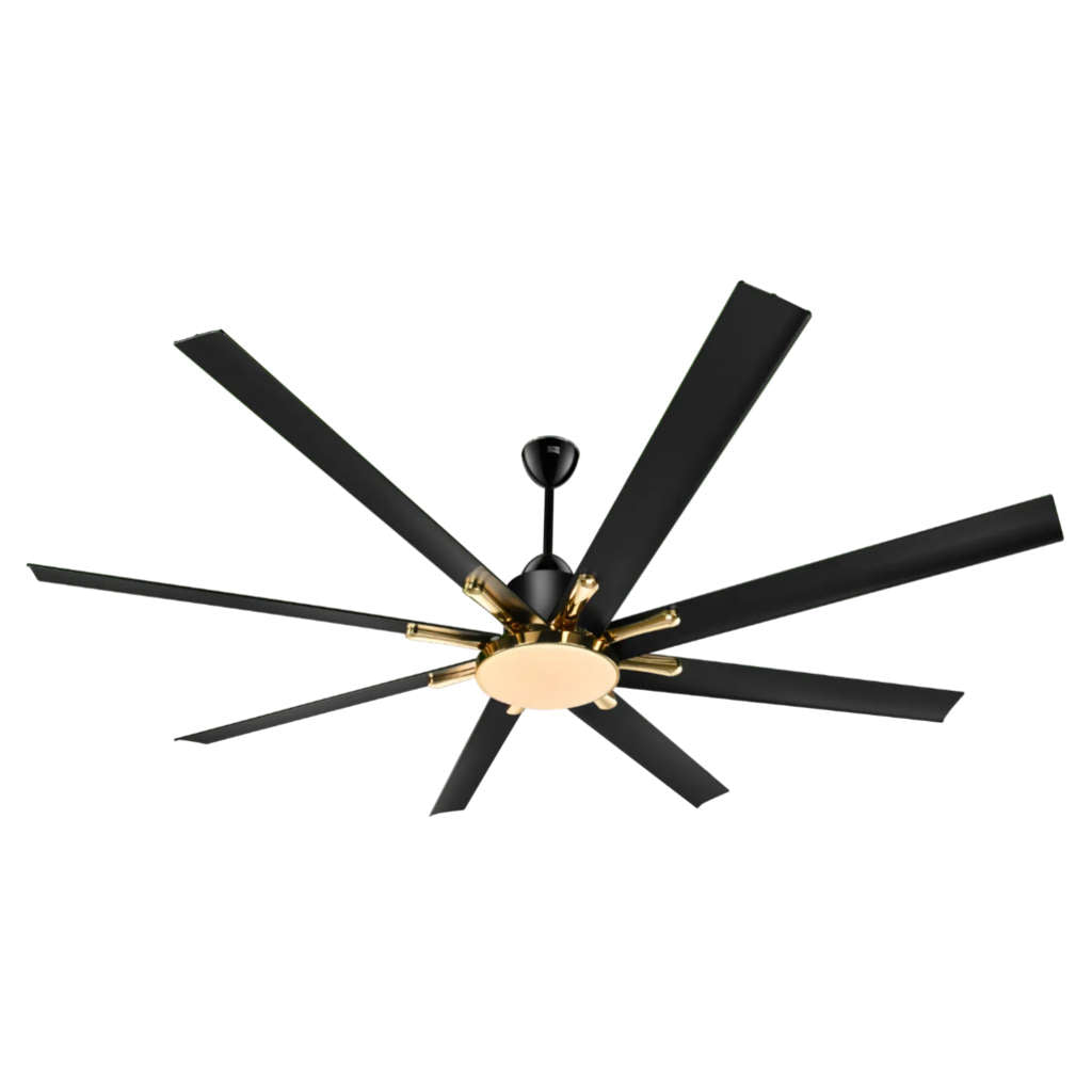 Kuhl Polariz Gold 72 BLDC Ceiling Fan With Remote 1800 mm Black