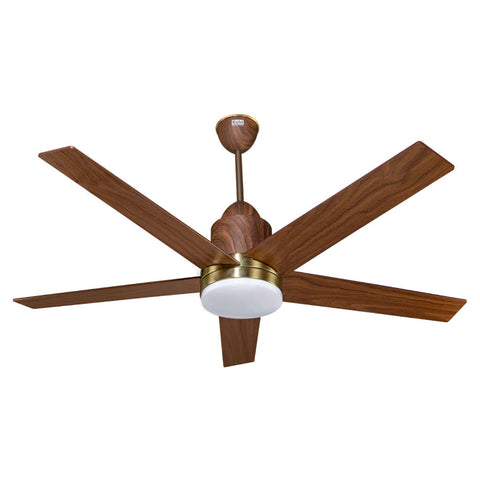 Kuhl Luxus Super BLDC Underlight Ceiling Fan 1300 mm Teak Wood 