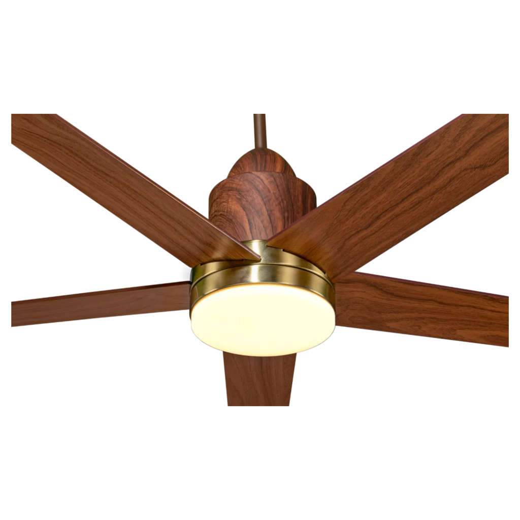 Kuhl Luxus Super BLDC Underlight Ceiling Fan 1300 mm Teak Wood