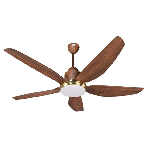 Kuhl Luxus Star BLDC Underlight Ceiling Fan 1400 mm Teak Wood 