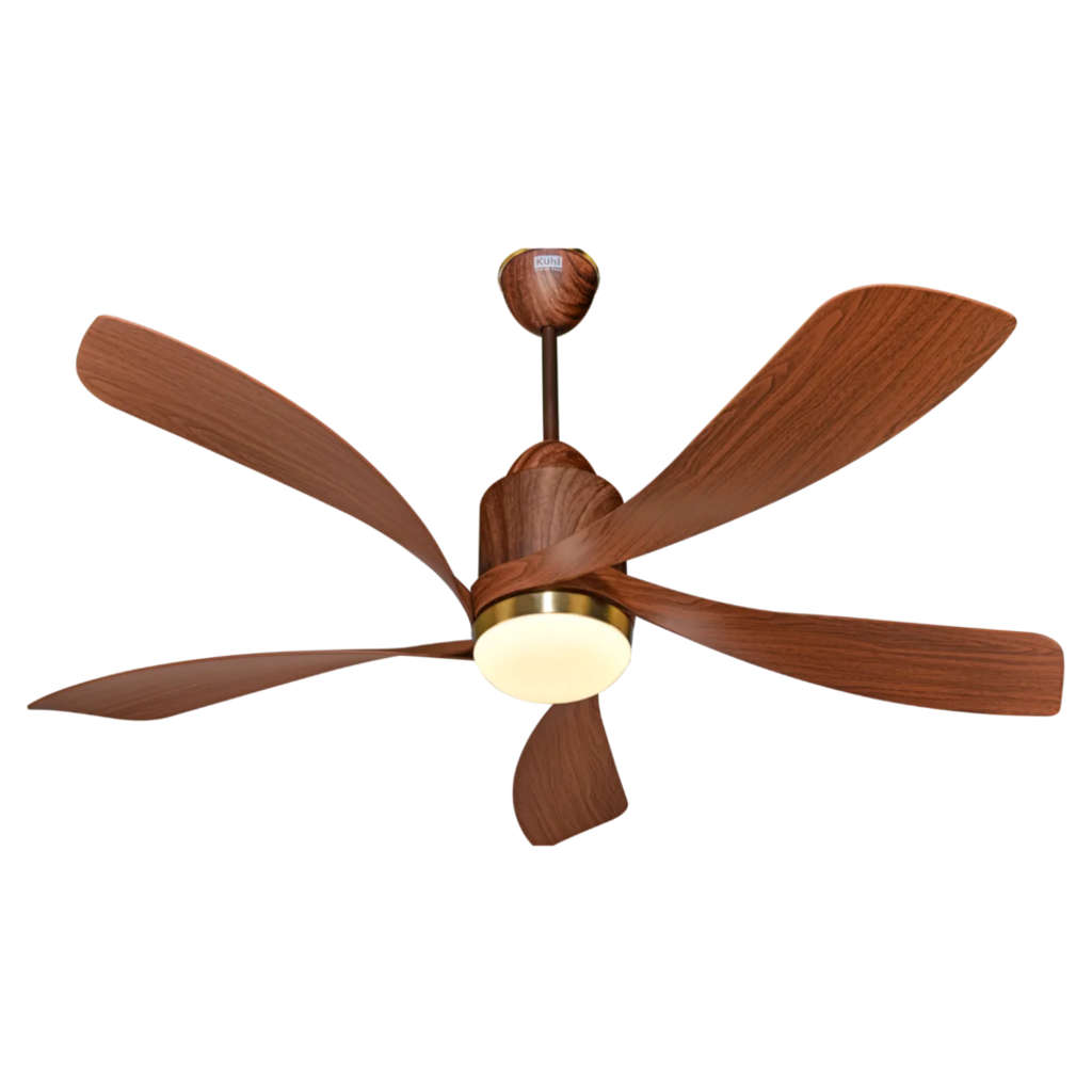 Kuhl Luxus Twist BLDC Underlight Ceiling Fan 1300 mm Teak Wood