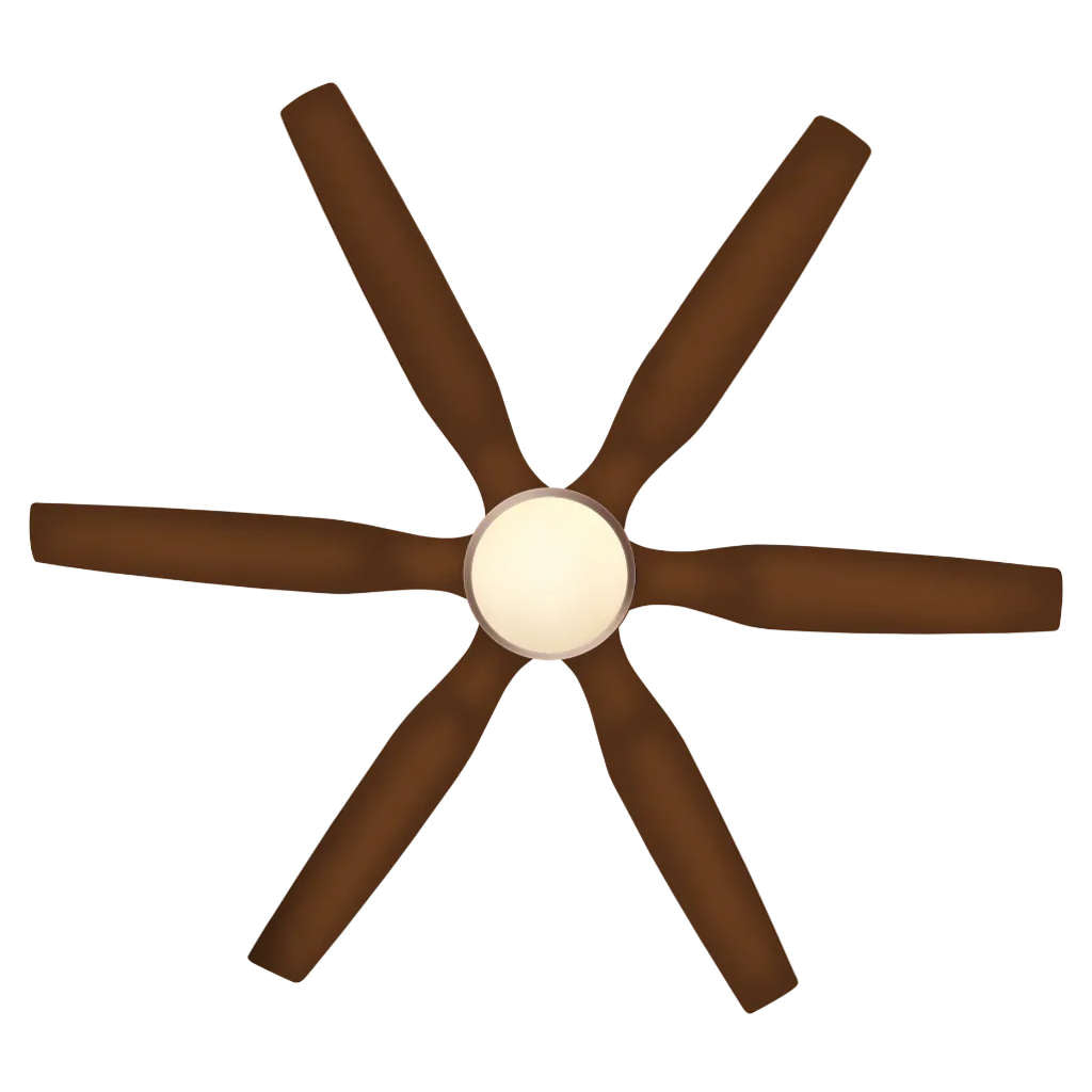 Kuhl Galaxis G6 BLDC Underlight Ceiling Fan With Remote 1400 mm Brown