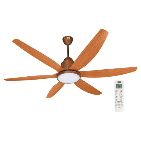 Kuhl Galaxis Star BLDC Underlight Ceiling Fan With Remote 1400 mm Teak Wood 