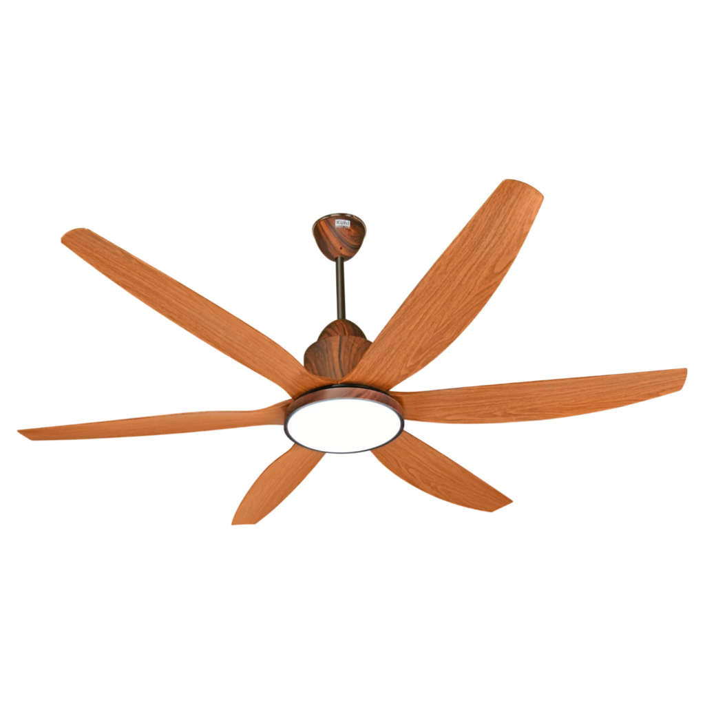 Kuhl Galaxis Star BLDC Underlight Ceiling Fan With Remote 1400 mm Teak Wood