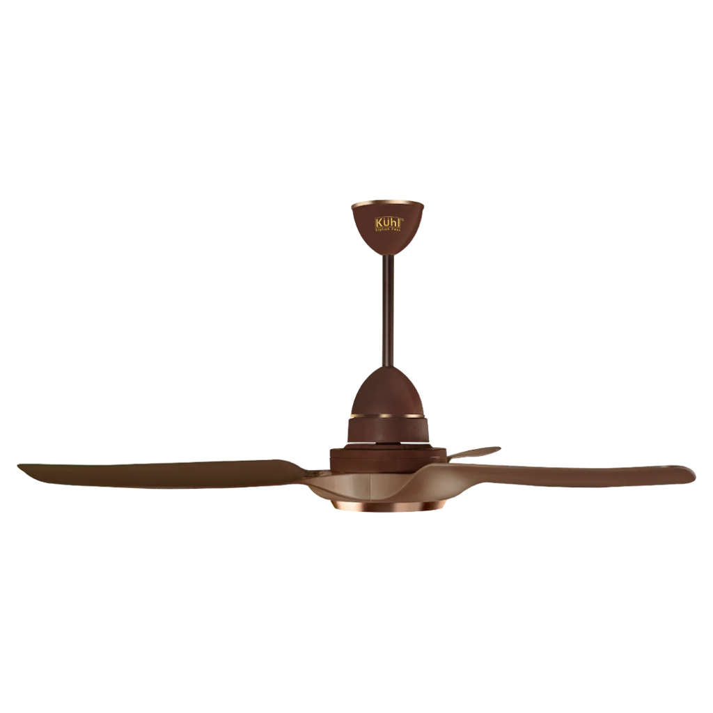 Kuhl Meridian M1 BLDC Underlight Ceiling Fan With Remote 1200 mm Brown