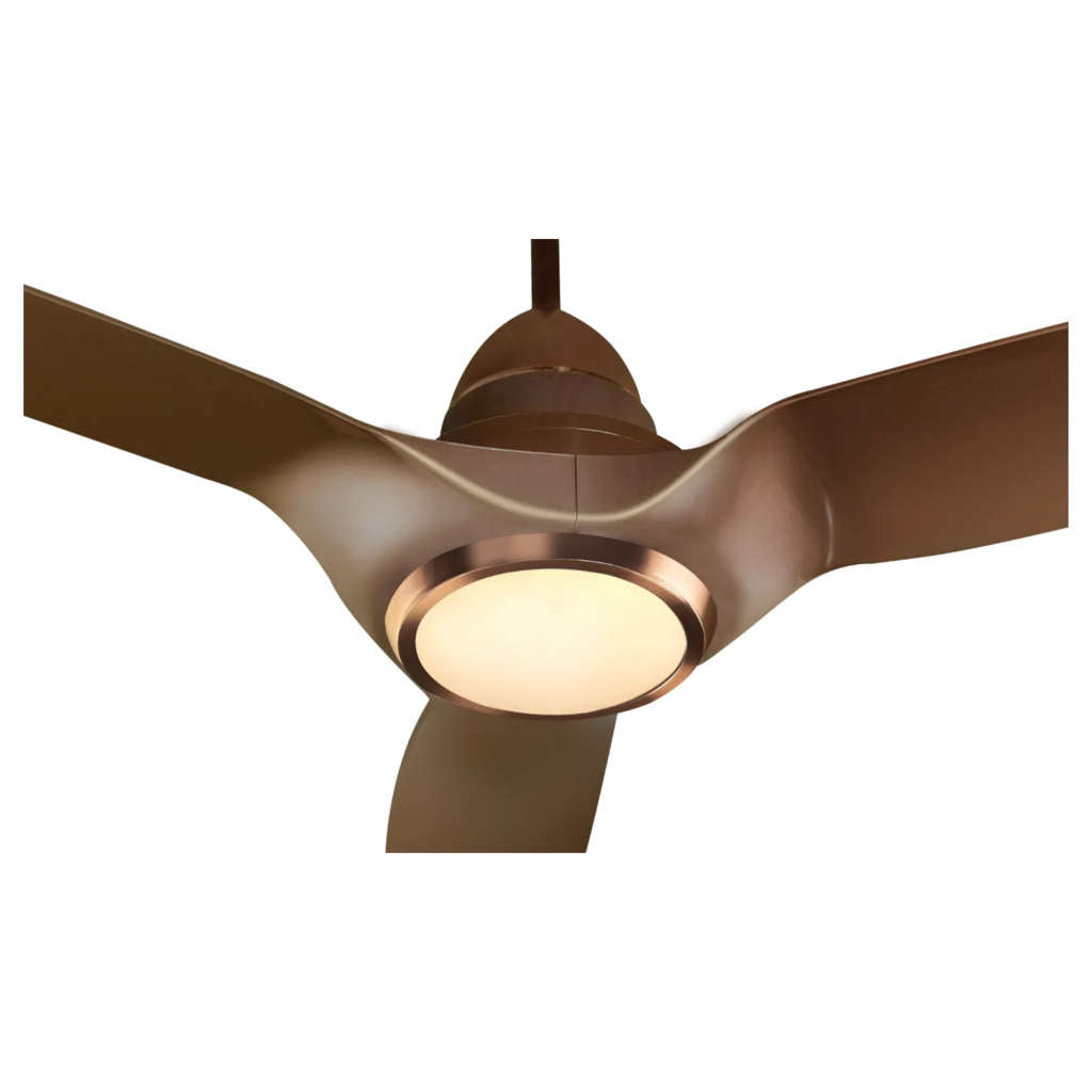 Kuhl Meridian M1 BLDC Underlight Ceiling Fan With Remote 1200 mm Brown