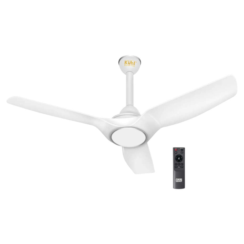Kuhl Meridian M2 BLDC Ceiling Fan With Remote 1200 mm White 