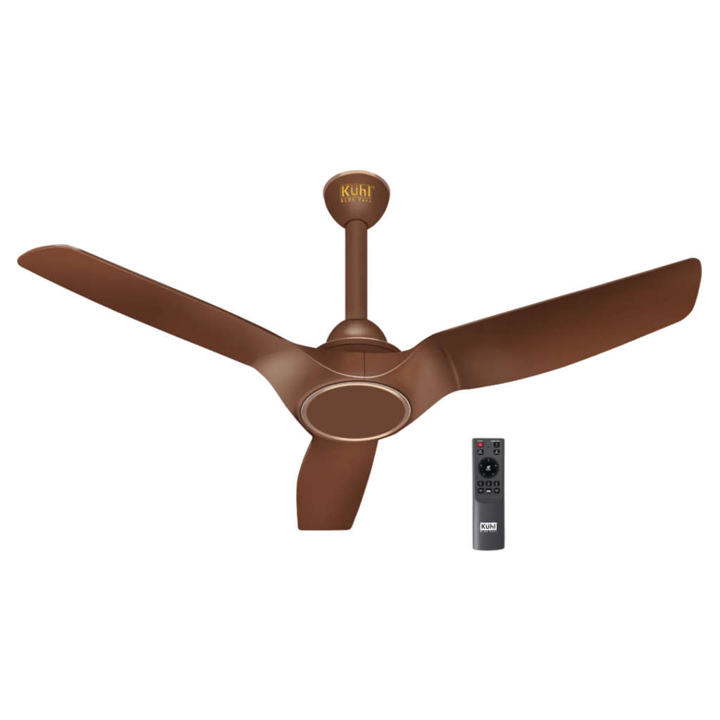 Kuhl Meridian M2 BLDC Ceiling Fan With Remote 1200 mm Brown 