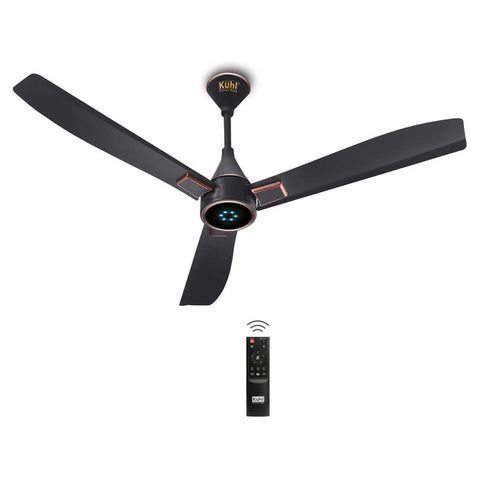 Kuhl Arctis A8 BLDC Ceiling Fan With Remote 1200 mm Black 