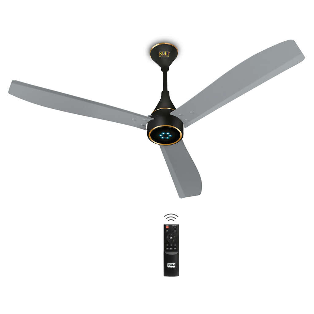 Kuhl Arctis A8 BLDC Ceiling Fan With Remote 1200 mm Silver 