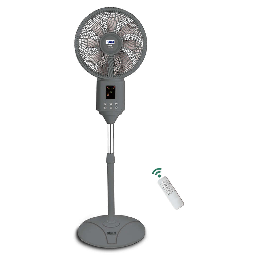 Kuhl Exzel H1 Next-Gen Desert Cooler BLDC Pedestal Fan 400 mm Silver 