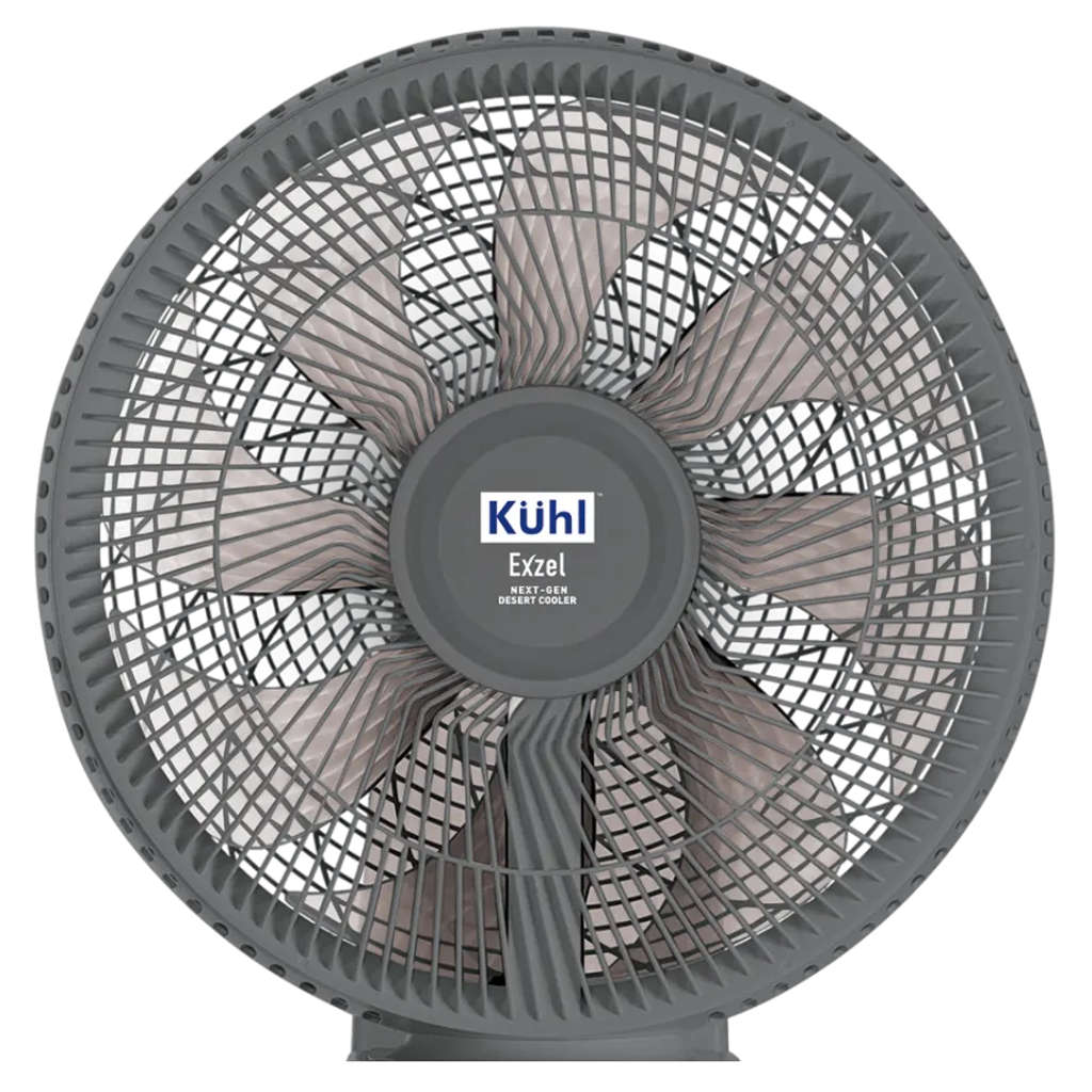 Kuhl Exzel H1 Next-Gen Desert Cooler BLDC Pedestal Fan 400 mm Silver