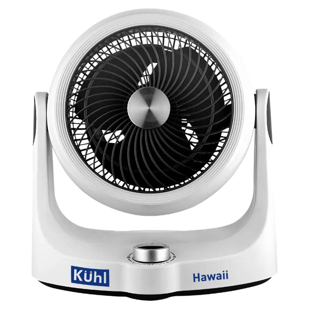 Kuhl Hawaii Desktop Swing Personal Fan 165 mm White 