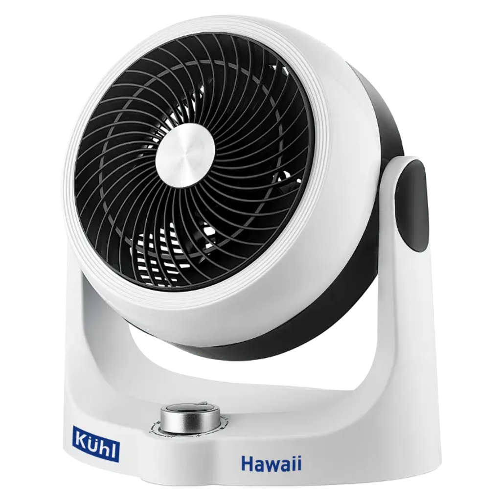 Kuhl Hawaii Desktop Swing Personal Fan 165 mm White