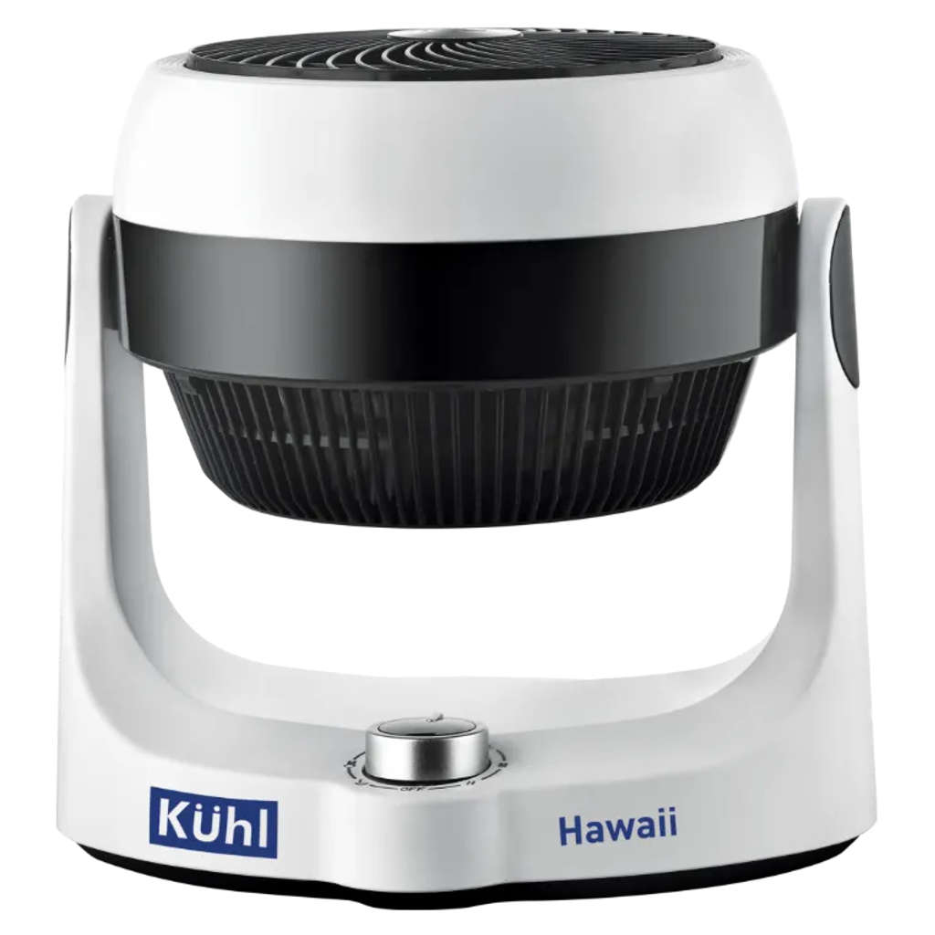 Kuhl Hawaii Desktop Swing Personal Fan 165 mm White