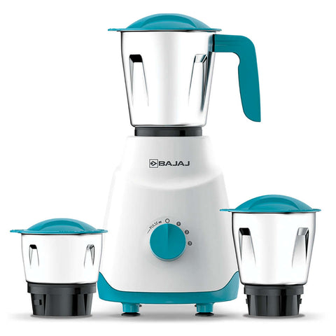 Bajaj Notch Mixer Grinder 3 Jars 500 W French Blue 