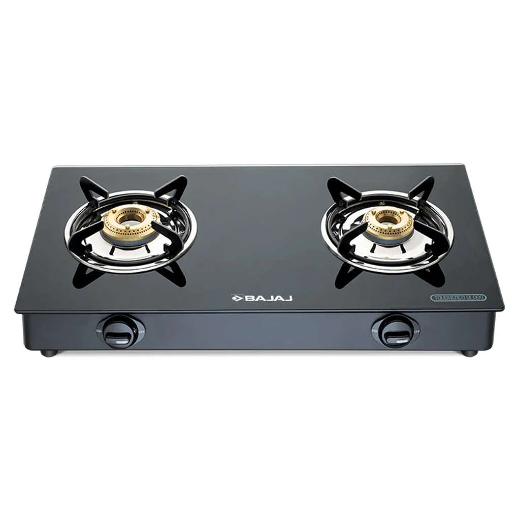 Bajaj GP6 Glass Top Gas Stove 2 Burner 