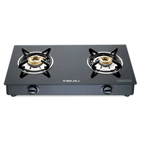 Bajaj GP6 Glass Top Gas Stove 2 Burner 