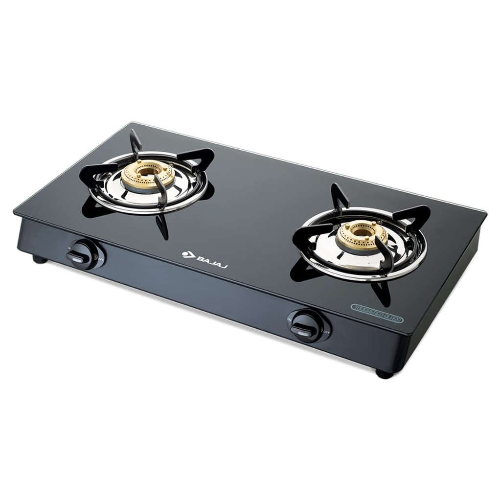 Bajaj GP6 Glass Top Gas Stove 2 Burner