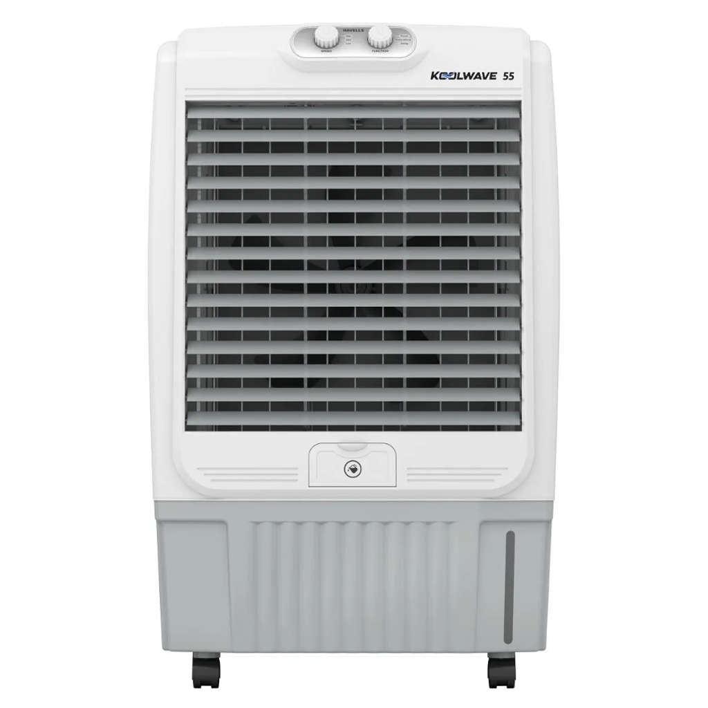 Havells KoolWave 55 Desert Air Cooler 55 Litre White Grey GHRACCJE55 