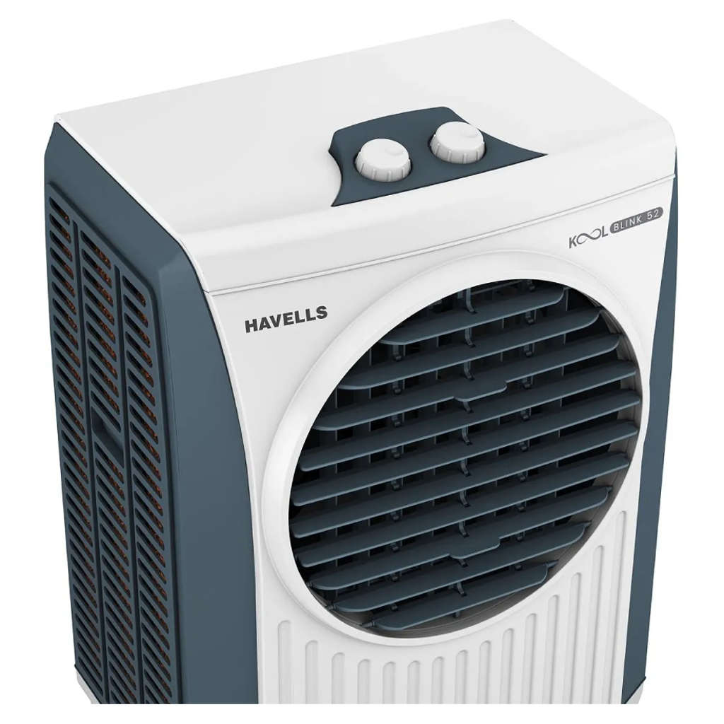 Havells KoolBlink 52 Personal Air Cooler 52 Litre White Grey GHRACECE050