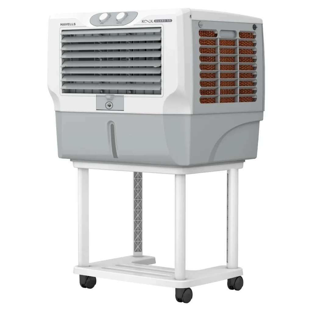 Havells KoolGuard With Trolley Window Air Cooler 55 Litre GHRACEYE55C