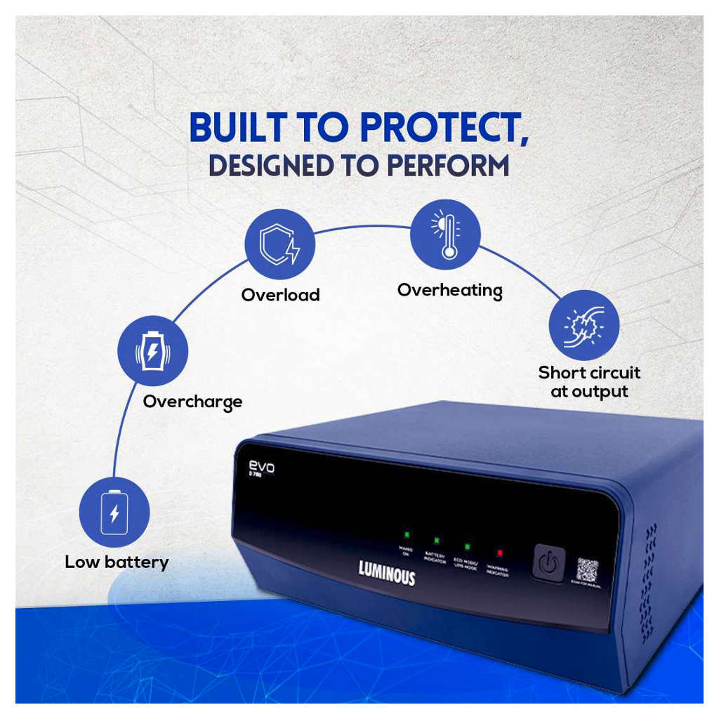 Luminous Square Wave EVO D 700 Inverter 600VA