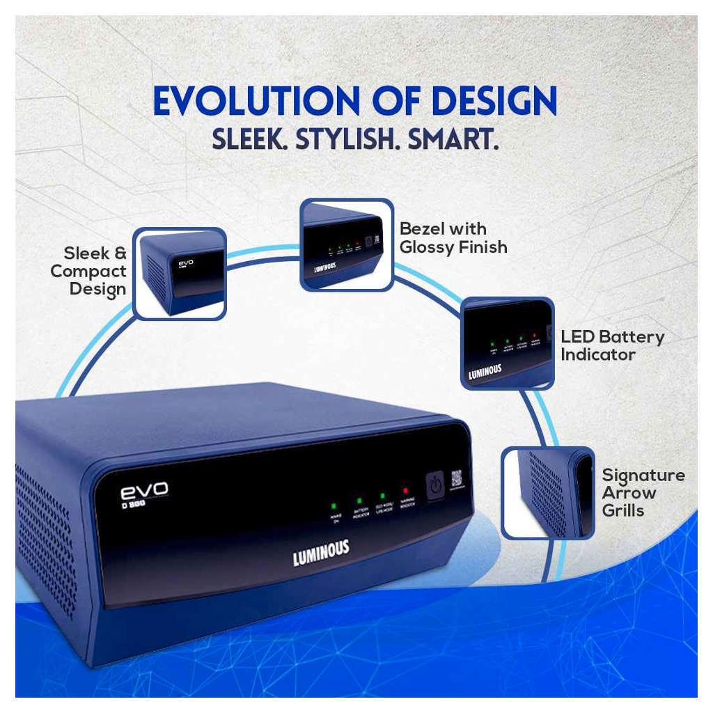 Luminous Square Wave EVO D 800 Inverter 700VA