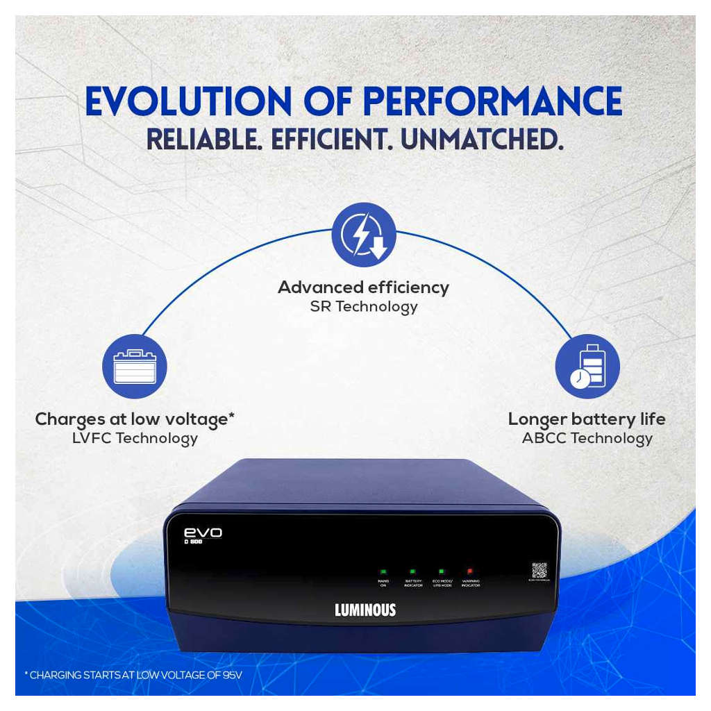 Luminous Square Wave EVO D 800 Inverter 700VA