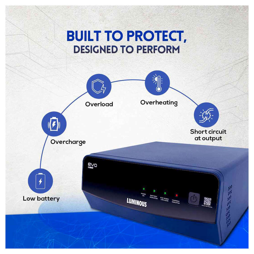Luminous Square Wave EVO D 800 Inverter 700VA