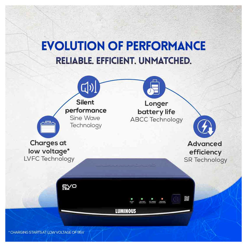 Luminous Sine Wave EVO S 850 Inverter 700VA