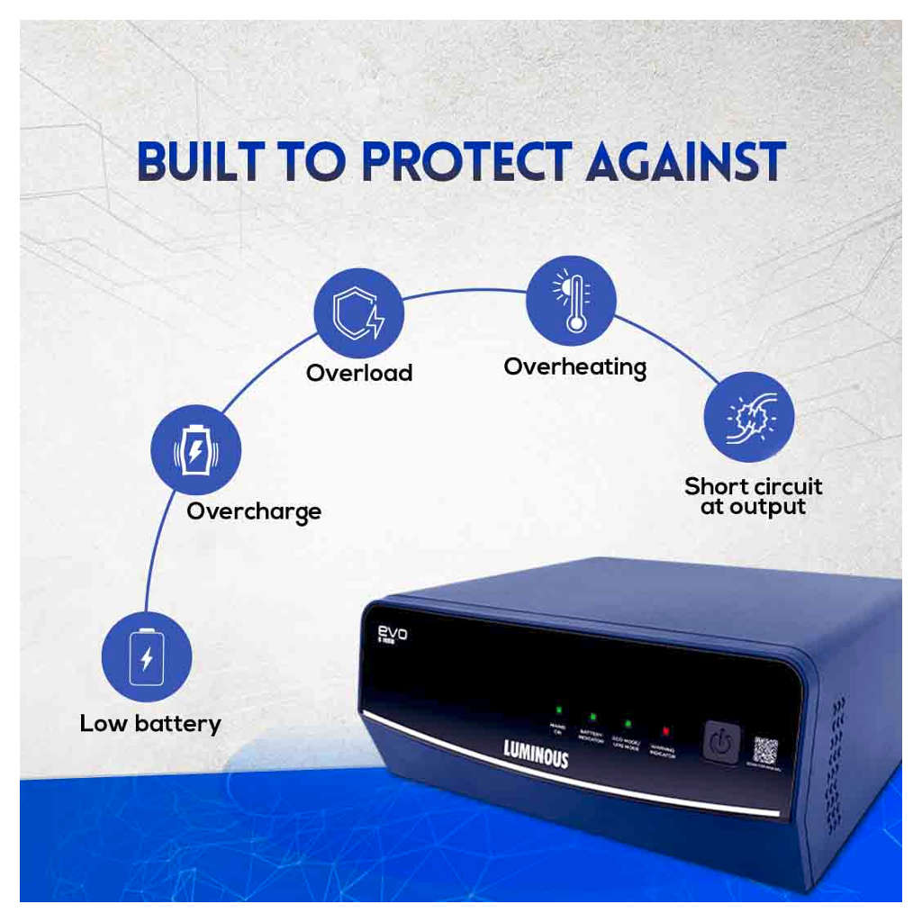 Luminous Sine Wave EVO S 1050 Inverter 900VA