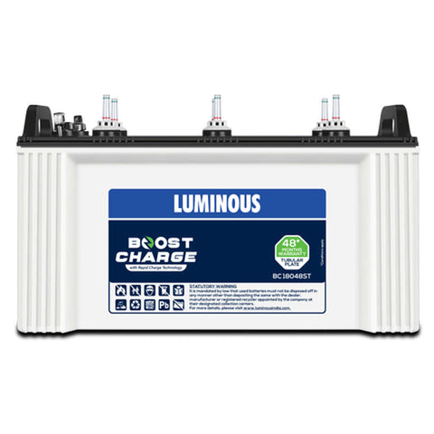 Luminous Boost Charge Short Tubular Inverter Battery 150Ah BC 18048ST 