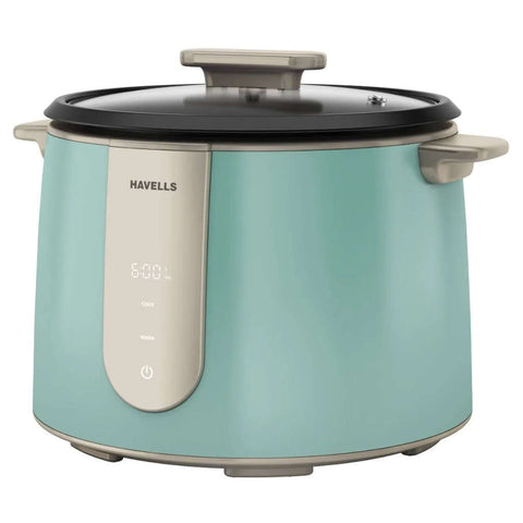 Buy Havells Craft Electric Rice Cooker 1.8 Litre Blue & Gold ...