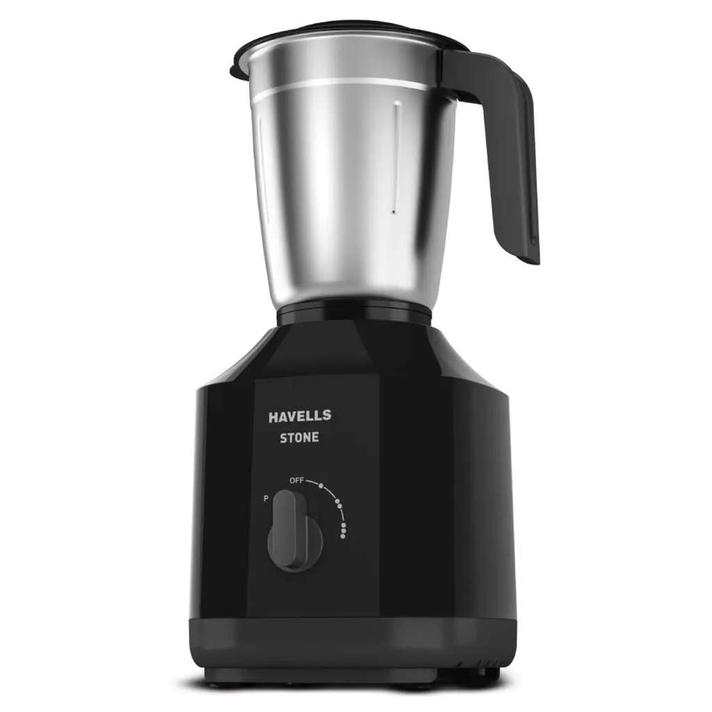 Havells Stone Mixer Grinder 3 Jar 500 W Black GHFMGBGK050