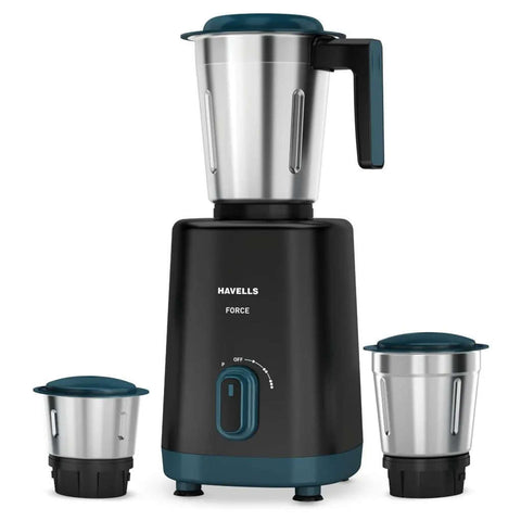 Havells Force Mixer Grinder 3 Jar 500 W Black GHFMGFYK050 