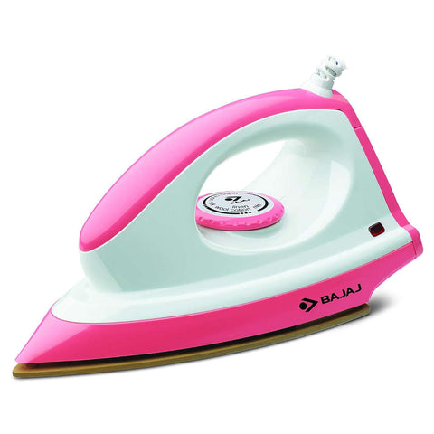 Bajaj Majesty Canvas Dry Iron 1000 W Pink 