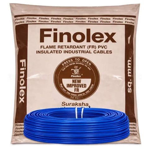 Finolex PVC Insulated FR Cable 1.5 Sq.mm 300 Meter Blue 