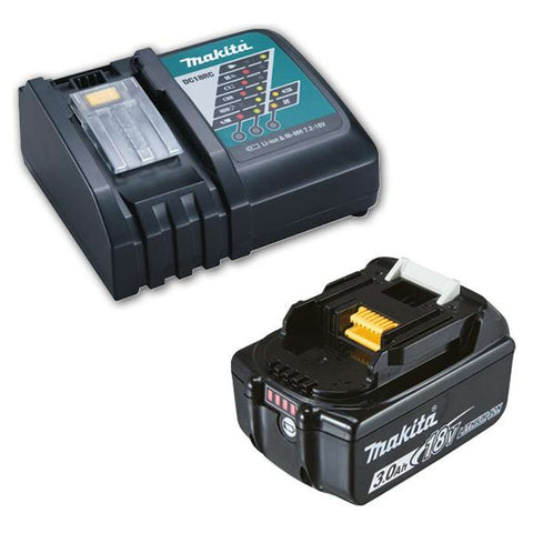 Makita Lithium-Ion Battery And Charger Kit Suitable For DUB184Z 